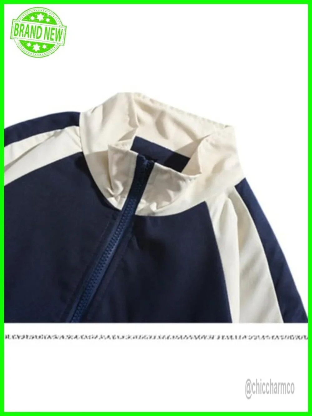 Vintage Racing Colorblock Varsity Jacket Women Y2k Windbreaker Oversized